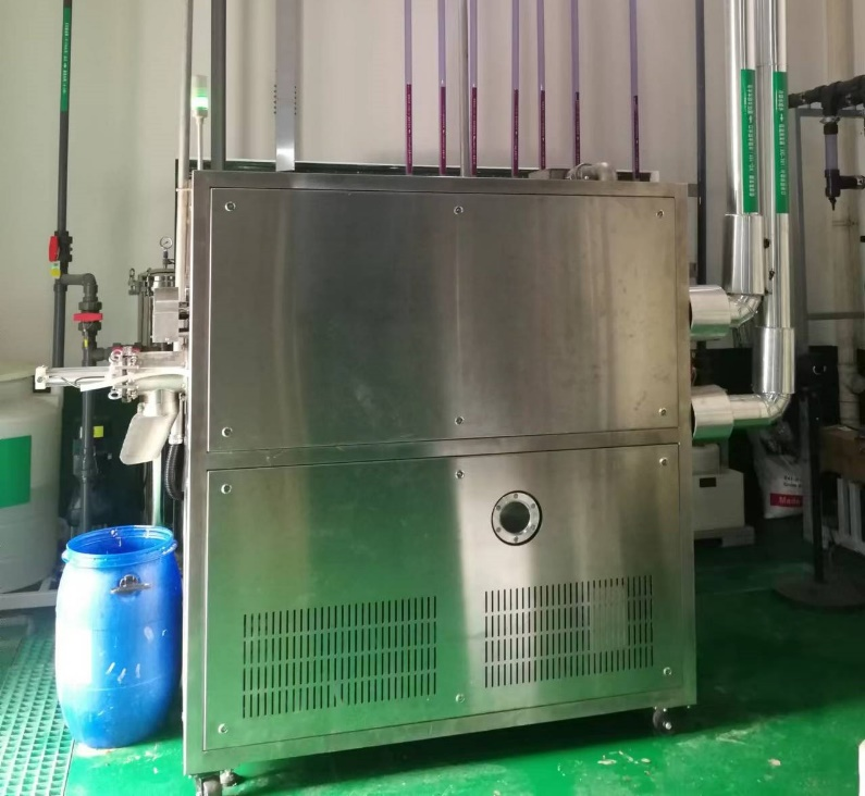 沧县无锡某电子汽车有限公司ZQ-JJ-1T蒸汽低温结晶蒸发设备制程废液案例
